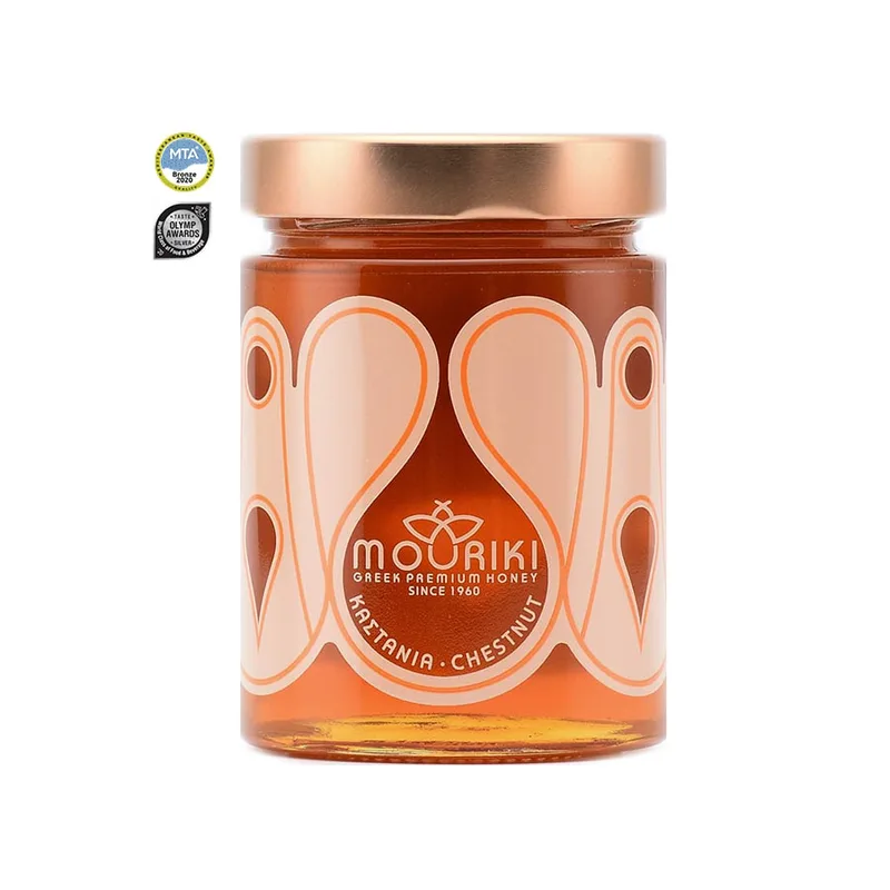 Μέλι Καστανιάς - Mouriki Honey - 450gr Ελλάδα No Sugar Added Lactose Free Palm Oil Free