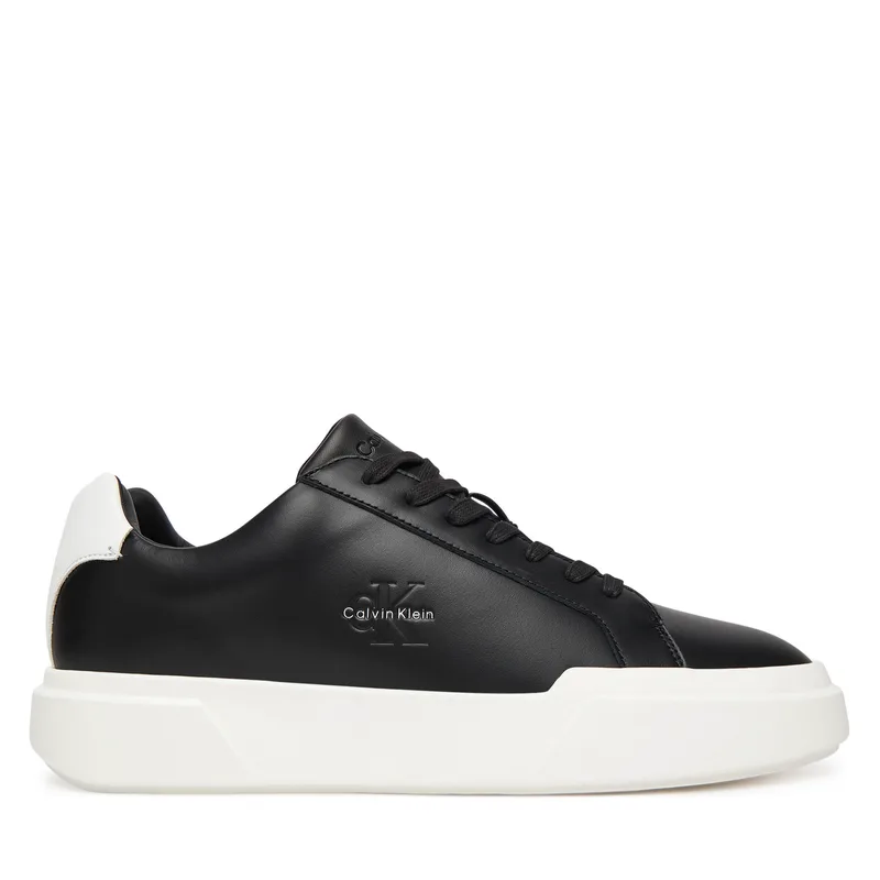 Αθλητικά Calvin Klein Chunky Cupsole Laceup Lth YM0YM01344 Μαύρο