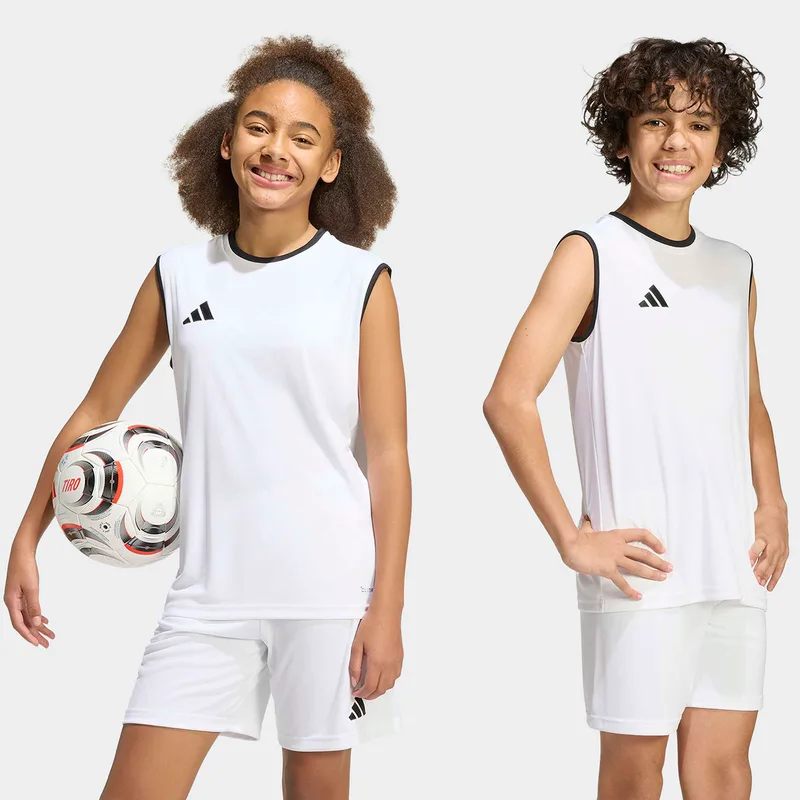 ADIDAS KIDS ENTRADA26 SLEEVELESS JERSEY ΑΣΠΡΟ