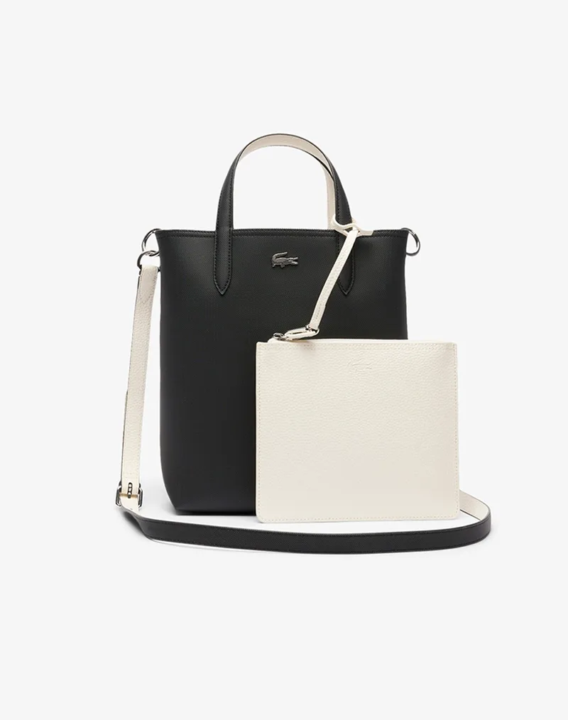 LACOSTE ΤΣΑΝΤΑ VERTICAL SHOPPING BAG 3NF2991AA-M66 Black