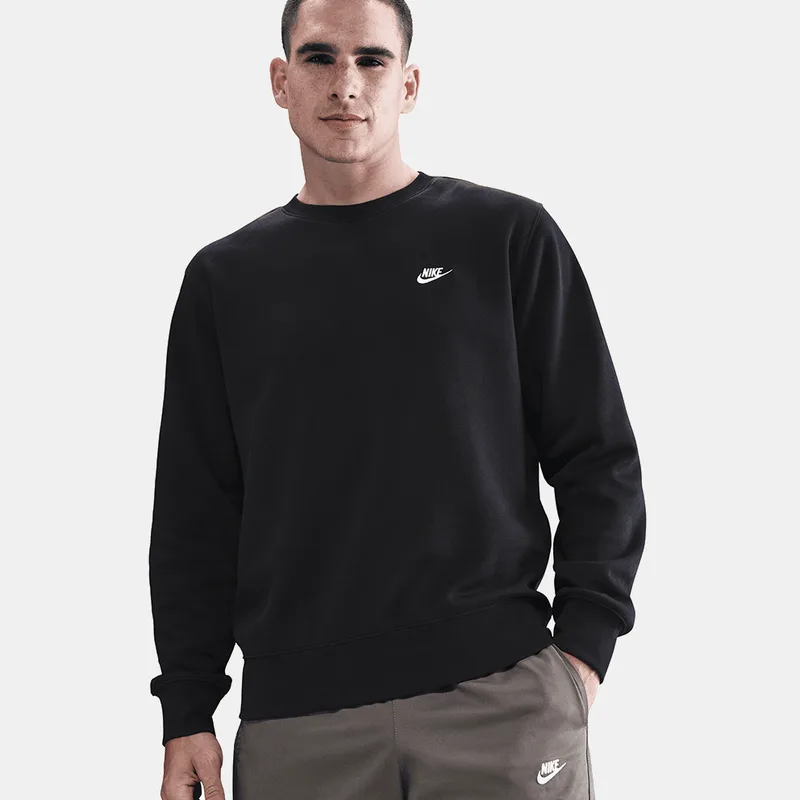 Nike Club BB Crew Ανδρική Μπλούζα με Μακρύ Μανίκι (9000233083_1480)