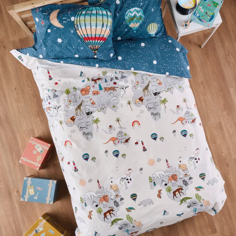 Παπλωματοθήκη Μονή Σετ 165x245 Kentia Titus Blue