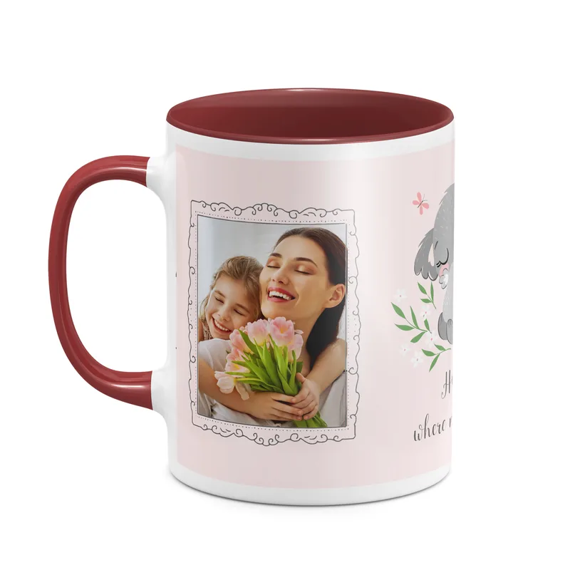 Home Mom - Κούπα - Μπορντό - Απλή