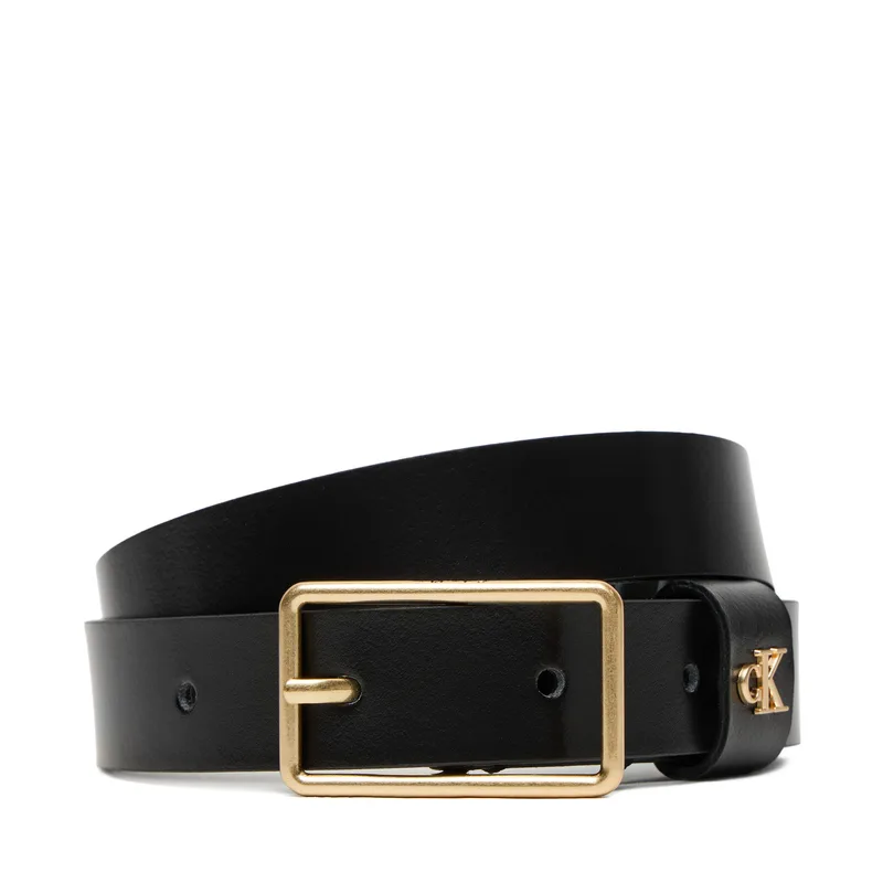 Ζώνη Γυναικεία Calvin Klein Square Buckle Ck Loop 25Mm LV04F7050G Μαύρο