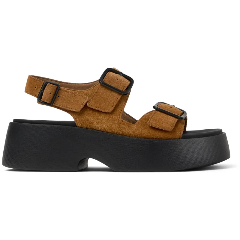 CAMPER Tasha - Πέδιλα Για Γυναικεία - Καφέ, Μέγεθος 39, Suede