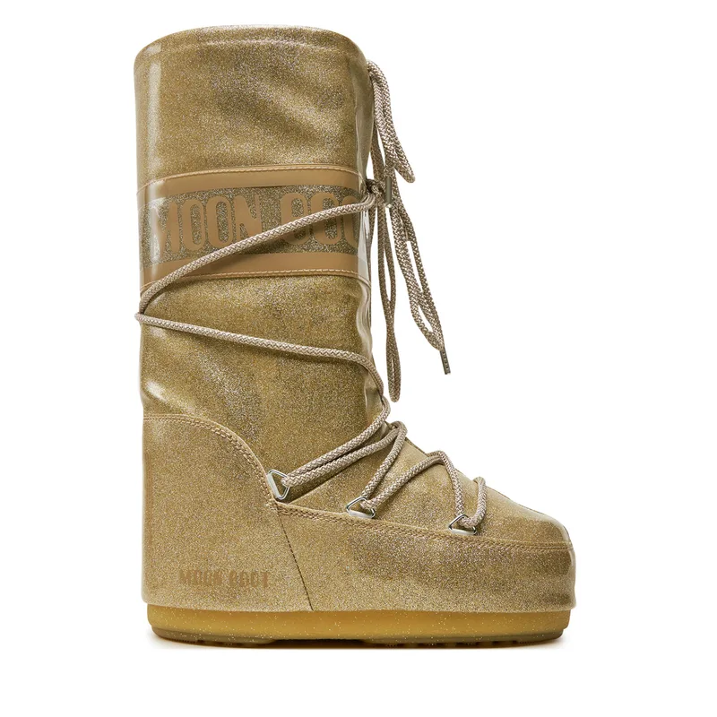 Μπότες Χιονιού Moon Boot Icon Glitter 80D1402850 Χρυσό