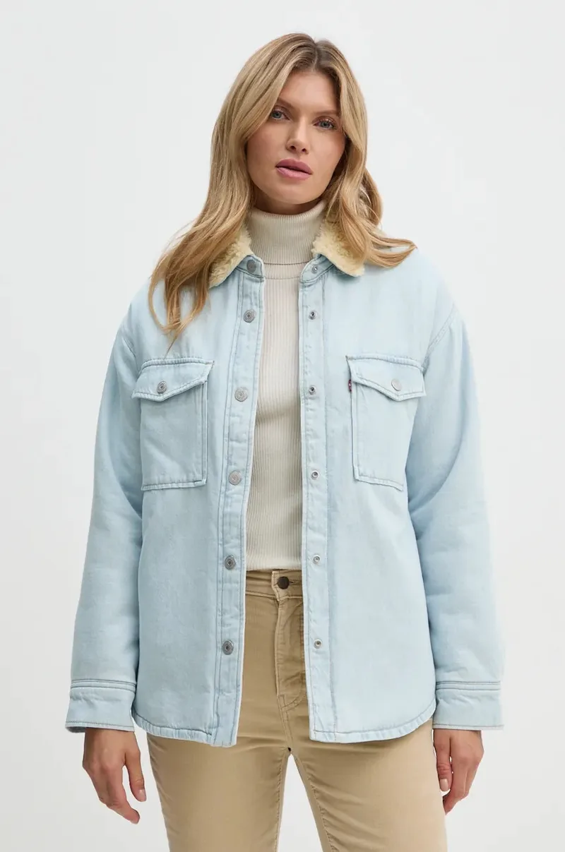 Σακάκι πουκάμισο από μείγμα μαλλιού Levi's