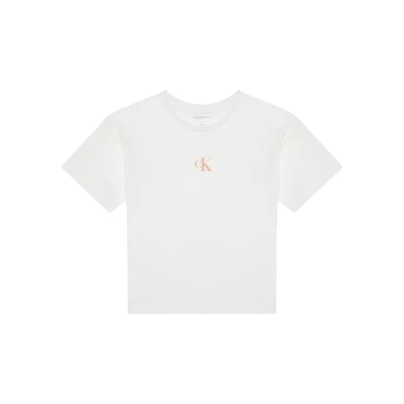 Calvin Klein Jeans T-Shirt IG0IG02136 Λευκό Boxy Fit