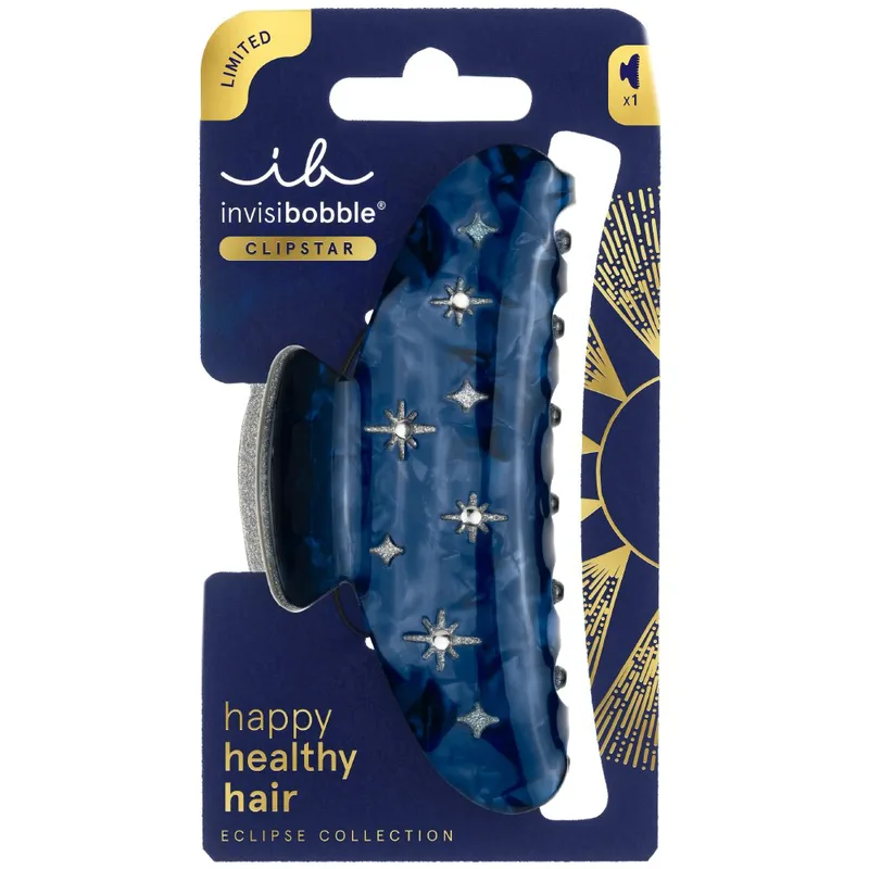 Invisibobble Clipstar Eclipse Nightfall Κλάμερ Ιδανικό για Πυκνά Μαλλιά 1 Τεμάχιο