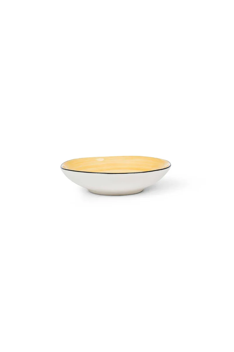 Coincasa κεραμικό πιάτο σούπας "Tokyo" 23 cm - 007374007 Κίτρινο