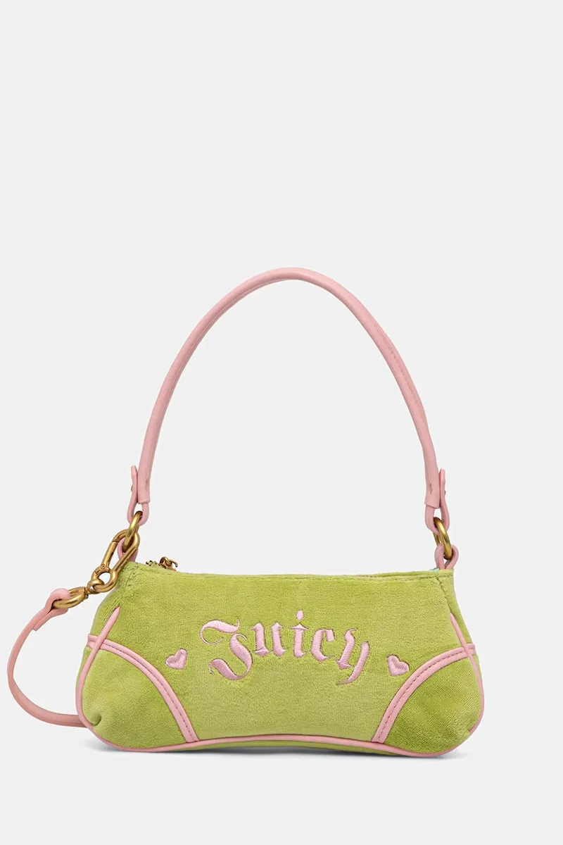 Juicy Couture τσάντα hobo γυναικεία JANELLE VELVET