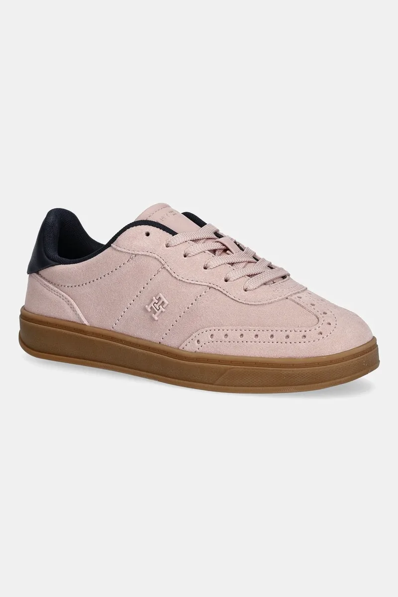 Σουέτ sneakers Tommy Hilfiger TH HERITAGE SNEAKER