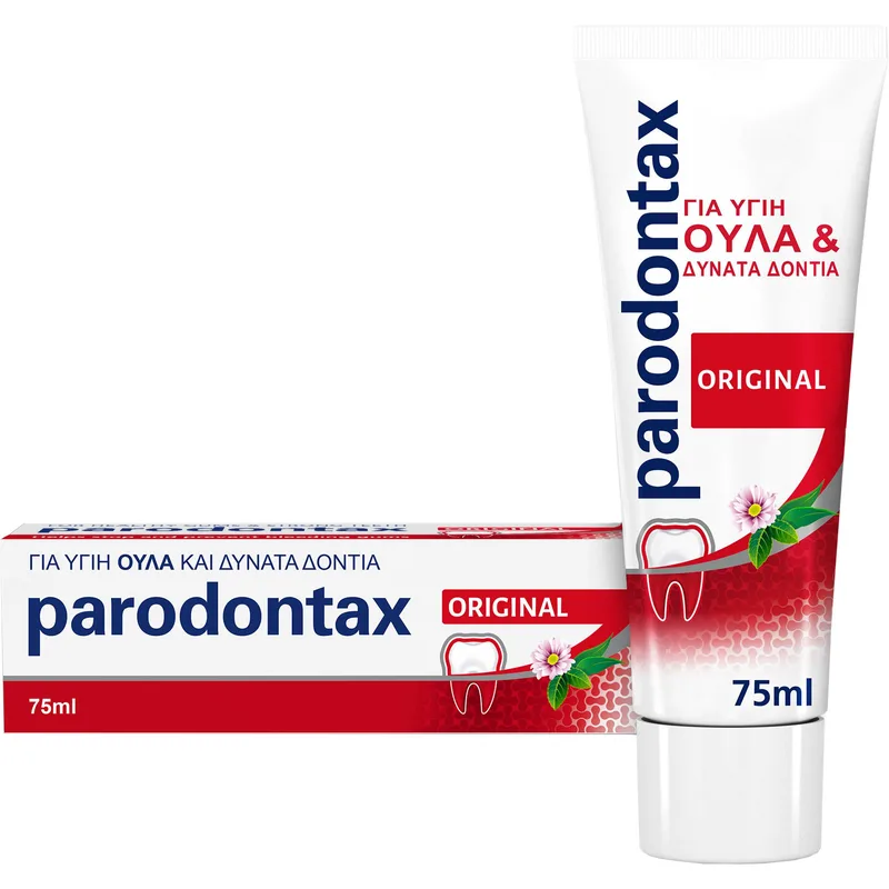 Parodontax Complete Protection Original Οδοντόκρεμα που Βοηθά στην Πρόληψη & στην Αντιμετώπιση της Αιμορραγίας των Ούλων με Γεύση Μέντα & Τζίντζερ 75ml