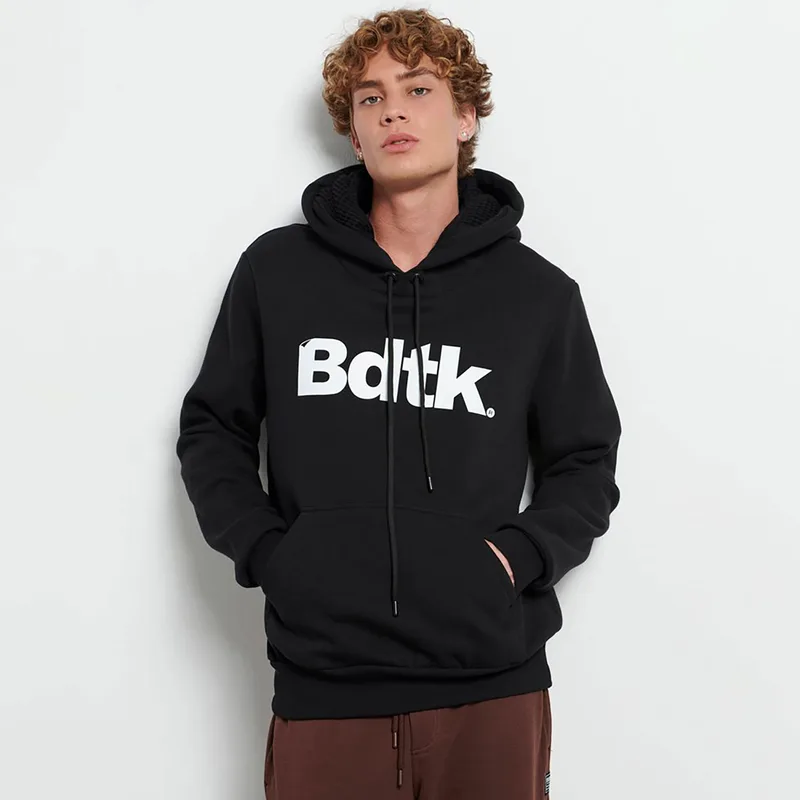 BDTK LOGO HOODIE ΜΑΥΡΟ
