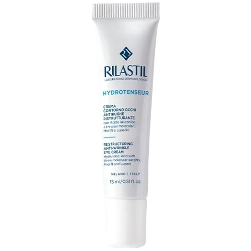 Rilastil Hydrotenseur Restructuring Anti-Wrinkle Eye Cream Αντιρυτιδική Κρέμα Επανόρθωσης Ματιών με Υαλουρονικό Οξύ 15ml