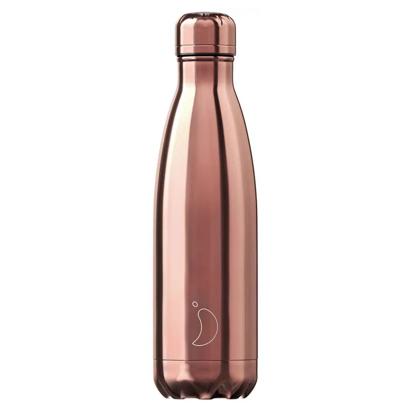 Μπουκάλι Θερμός 500ml Chilly's Bottle Rose Χρυσό