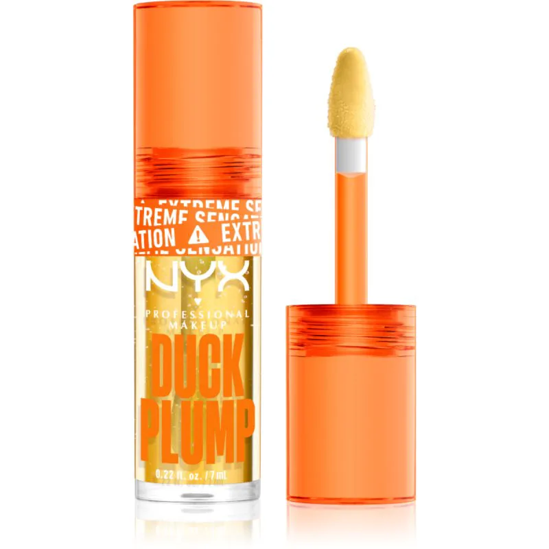 NYX Professional Makeup Duck Plump λιπ γκλος για αύξηση του αποτελέσματος απόχρωση 01 Clearly Spicy 7 ml