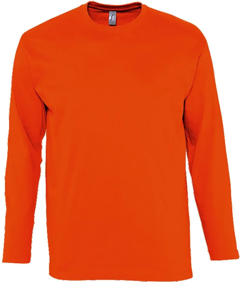 Μακρυμάνικο T-Shirt Monarch SOLS 11420 Πορτοκαλί