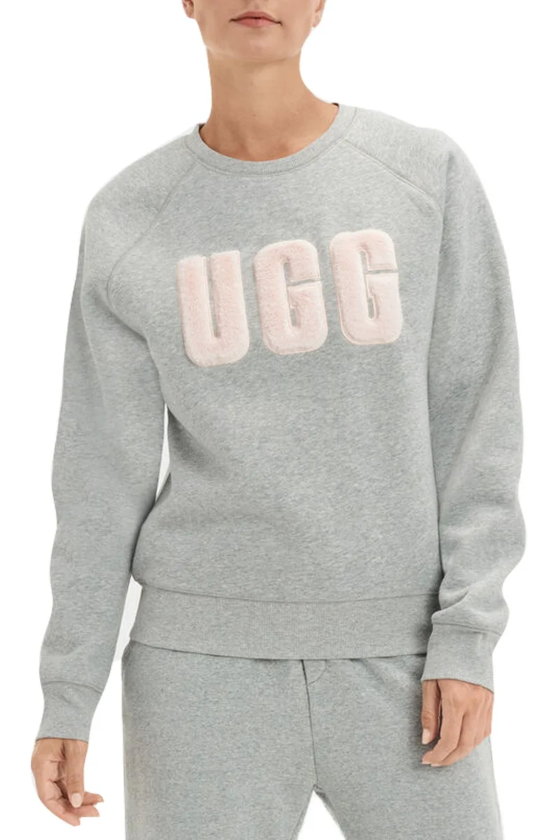Μπλούζα Μακρυμάνικη Ugg Madeline Fuzzy Logo 1123718-GHSN Γυναικείο