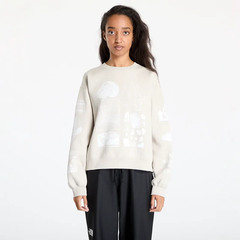Φούτερ Nike ACG "Tuff Fleece" Women's Therma-FIT Repel Crew-Neck Sweatshirt Lt Orewood Brn/ Summit White L