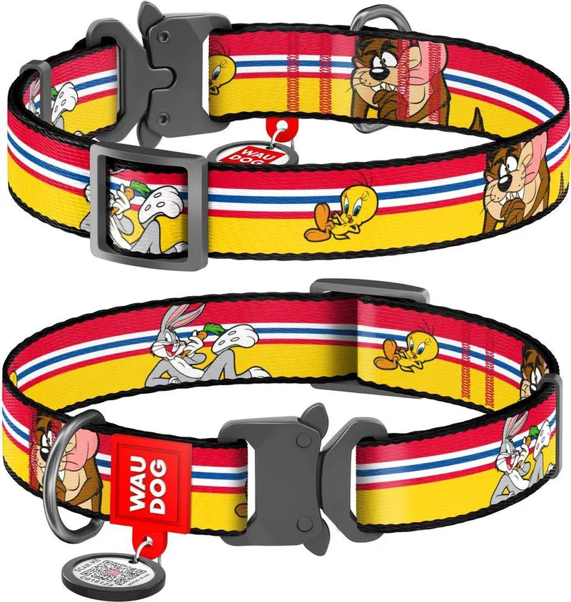 ΠΕΡΙΛΑΙΜΙΟ WAUDOG LOONEY 3 METAL FASTEX (25MM / 35-58CM)