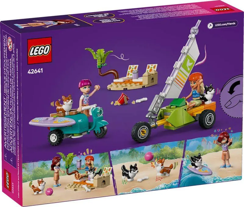 LEGO SURFING DOGS AND SCOOTER ADVENTURE (42641)