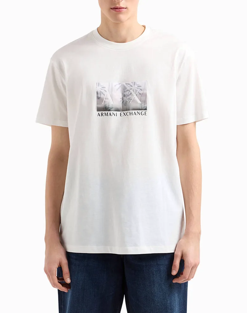 ARMANI EXCHANGE T-SHIRT XM000555AF10358-U0009 OffWhite