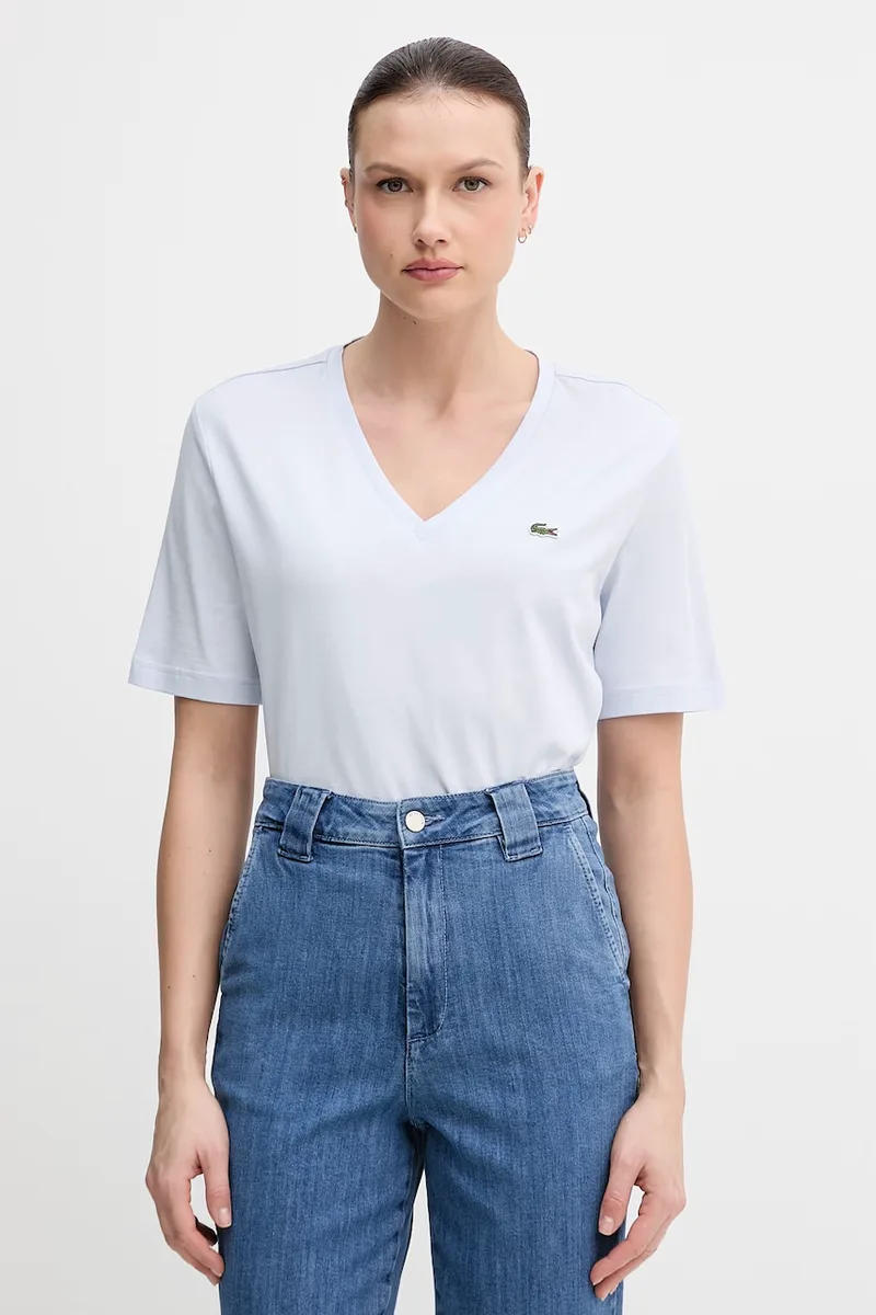 Lacoste basic t-shirt γυναικείο βαμβακερό