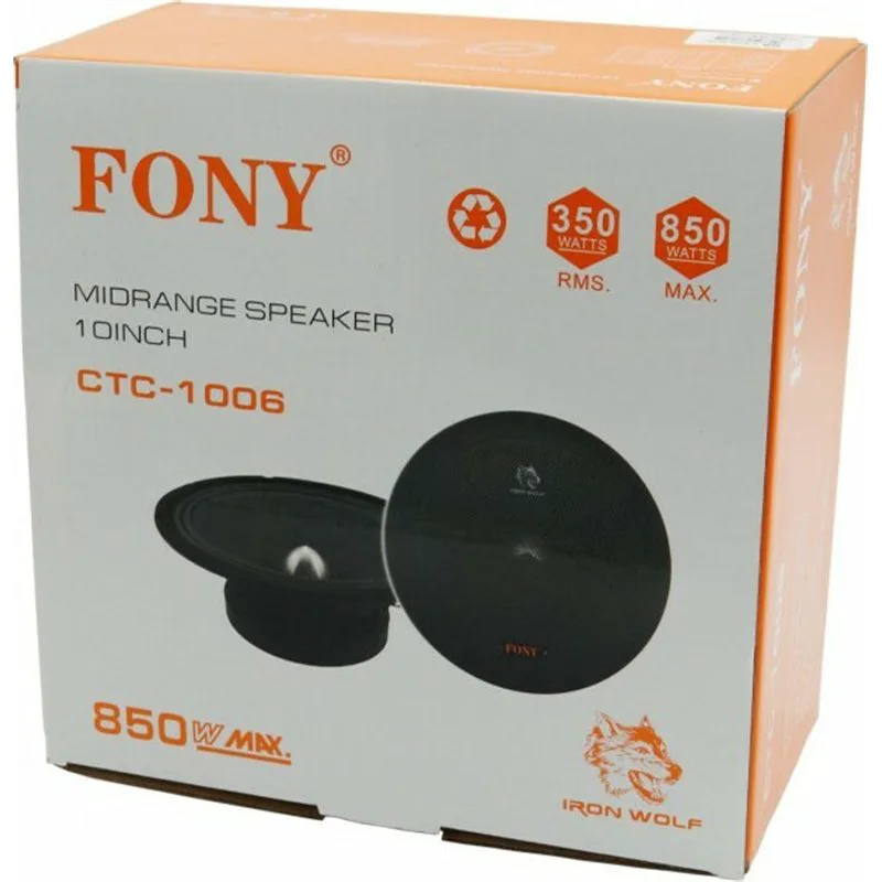 Σετ Ηχεία Αυτοκινήτου CTC-1006 10" (Midrange)