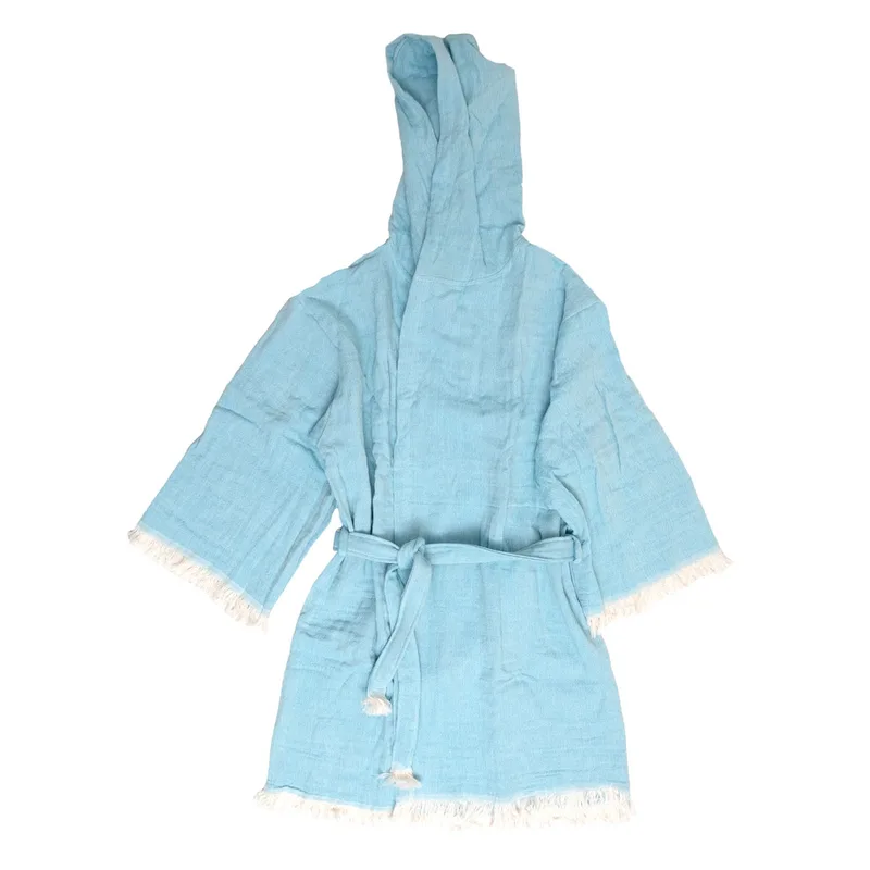Ρόμπα Μουσελίνα Γυναικεία Anna Riska Adelina Blue MEDIUM/LARGE MEDIUM/LARGE