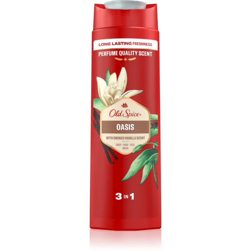 Old Spice Oasis τζελ για ντους για άντρες 3 σε 1 400 ml