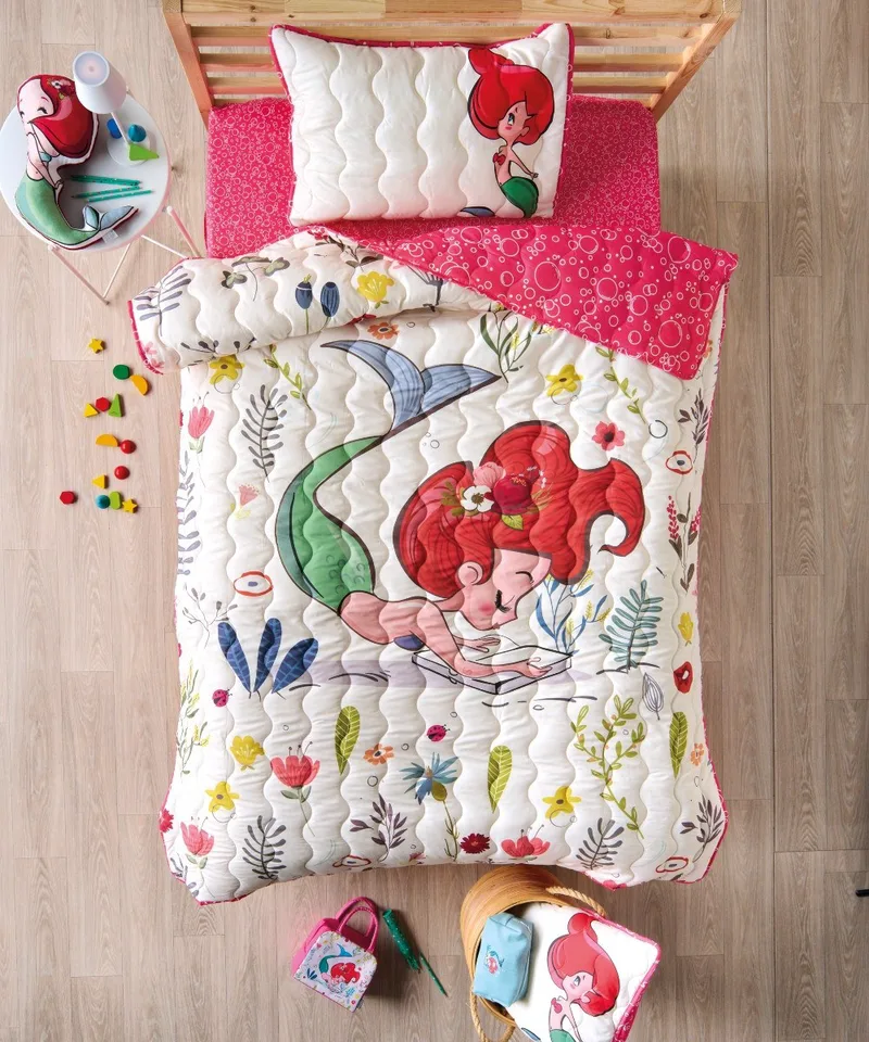 Σετ Παιδικό Κουβερλί Μονό 2 Τεμαχίων Kentia Pady 160x220