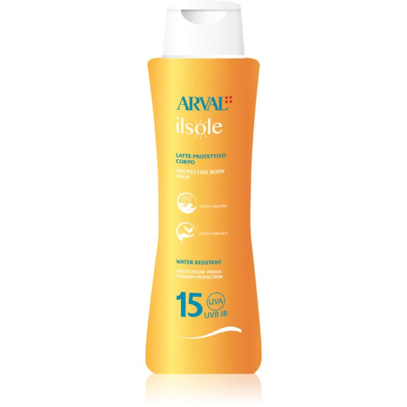 Arval IlSole Protective Body Milk SPF 15 προστατευτική αντηλιακή λοσιόν SPF 15 200 ml
