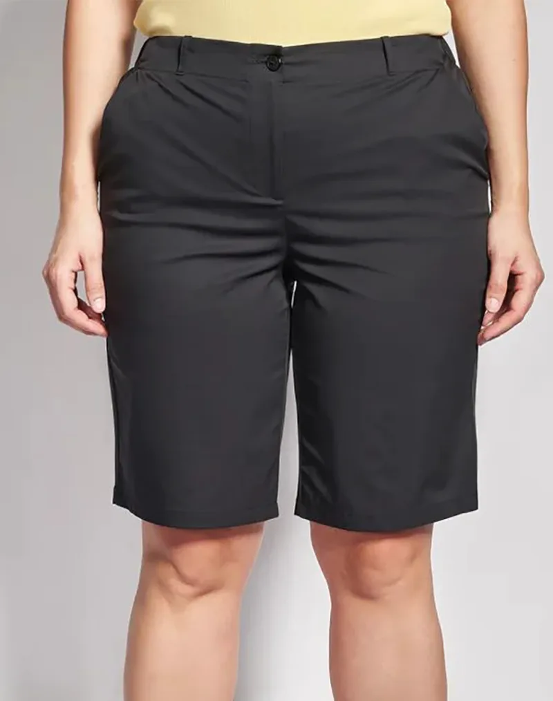 PARABITA Βερμούδα Καμπαρντίνα με τσέπες 012610207737-002 Black