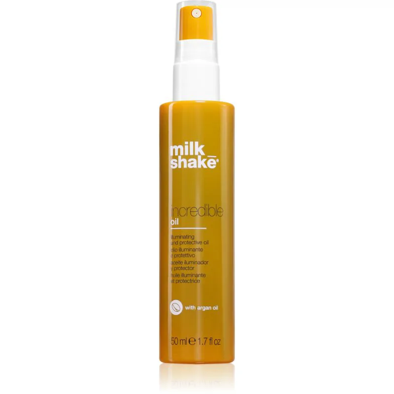 milk_shake® Incredible Oil αναγεννητικό και προστατευτικό λάδι για ταλαιπωρημένα μαλλιά και ξεφτισμένες άκρες με έλαιο αργκάν 50 ml