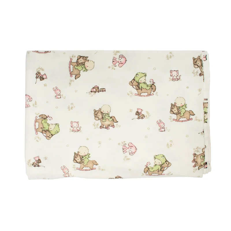 Φανελένια Μαξιλαροθήκη Τεμάχιο 50X70 Dimcol Baby 03 Ecru (50x70)