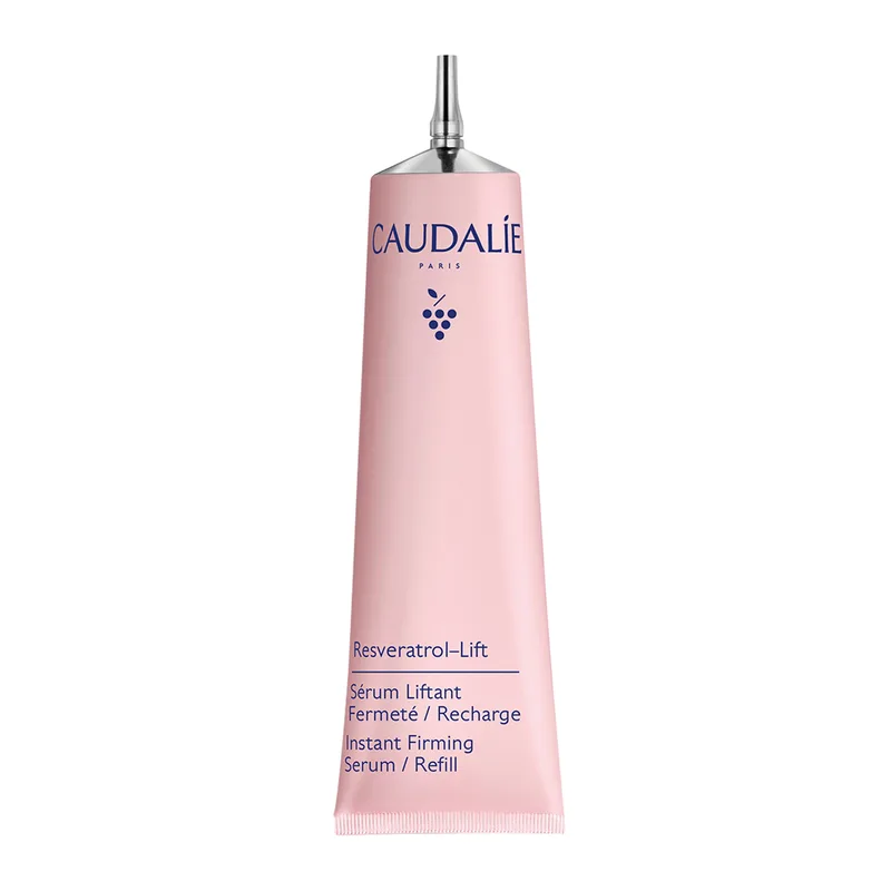 Caudalie Resveratrol-Lift Instant Firming Serum Αντιρυτιδικός Ορός που Λειαίνει το Οβάλ του Προσώπου με Υαλουρονικό Οξύ 30ml Refill