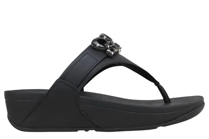 Σανδάλια Fitflop Lulu Toe Post HU7-001-BLACK Γυναικείο
