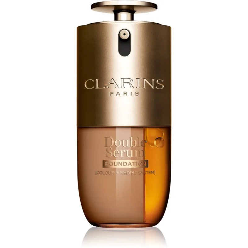 Clarins Double Serum Foundation Αντιγηραντική και λαμπρυντική βάση απόχρωση M5N 30 ml