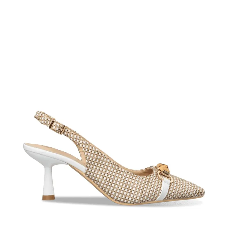 Envie γόβες slingback E84-21242-33 λευκό