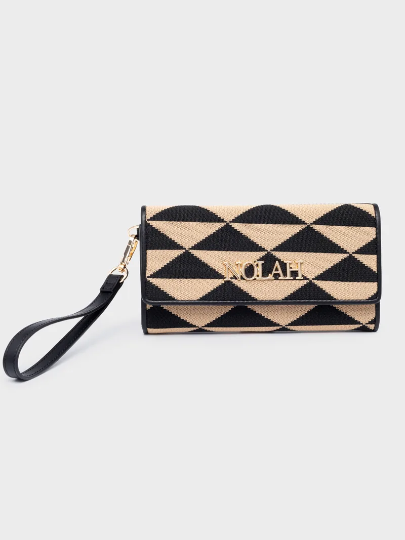 NOLAH ΓΥΝΑΙΚΕΙΟ ΠΟΡΤΟΦΟΛΙ ROMVOUS BEIGE-BLACK