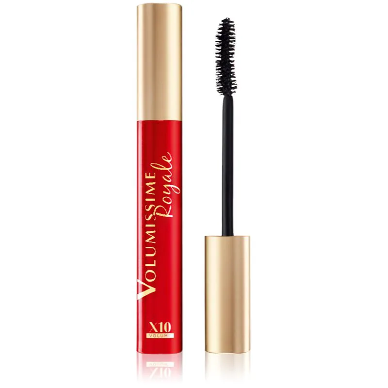 L’Oréal Paris Volumissime Royale μάσκαρα για όγκο και διαχωρισμό των βλεφαρίδων απόχρωση Extra Black 7,9 ml