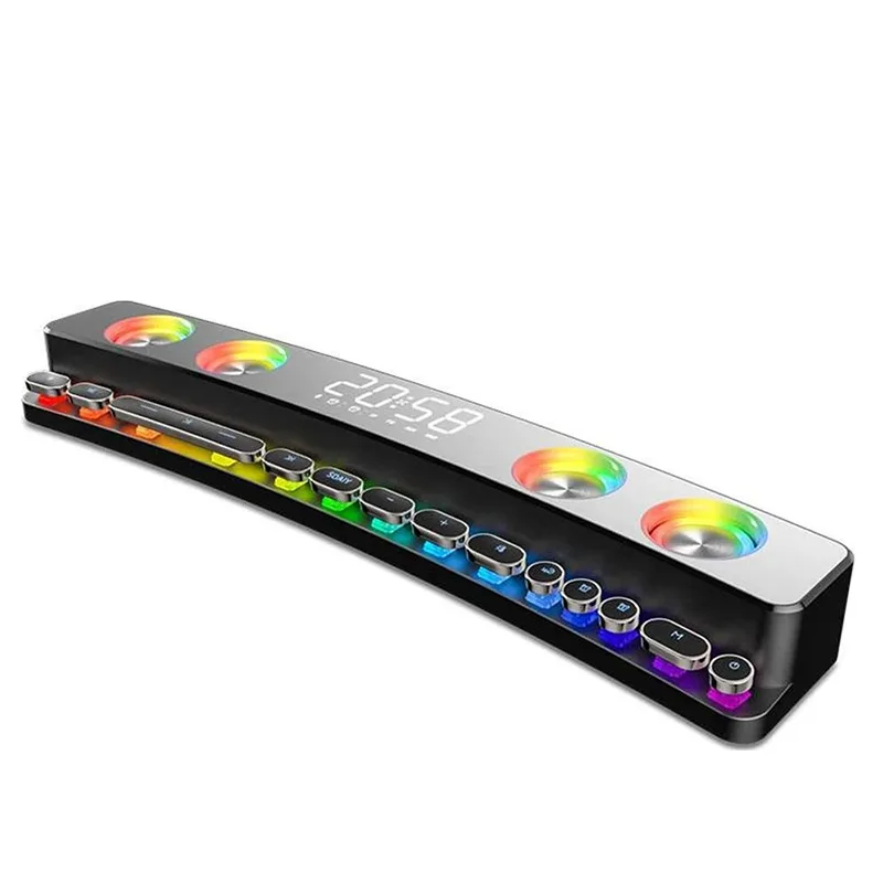 gaming speaker bluetooth soundbar wireless soaiy sh39