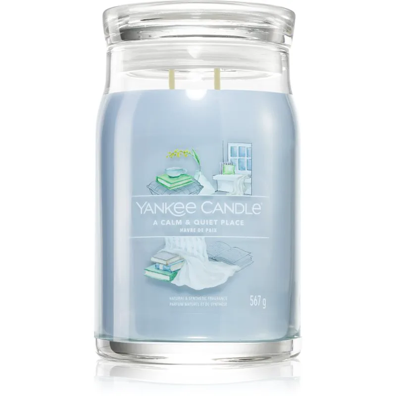 Yankee Candle A Calm & Quiet Place αρωματικό κερί Signature 567 γρ