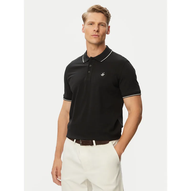Beverly Hills Polo Club Polo P-SS26M-P42561 Μαύρο Regular Fit