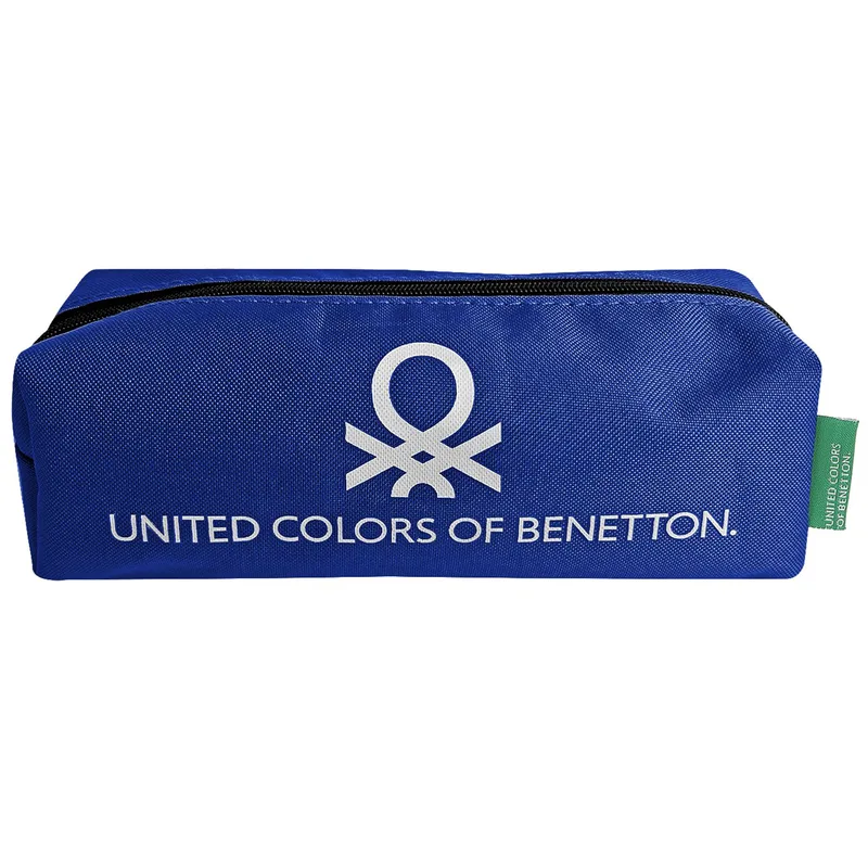 Κασετίνα Μπλέ United Colors of Benetton 20x6cm