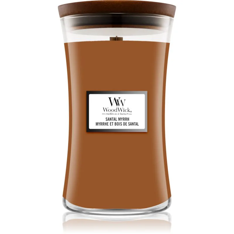 Woodwick Santal Myrrh αρωματικό κερί 610 γρ
