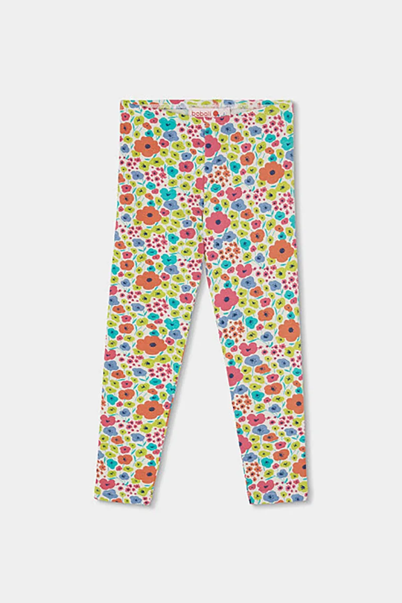 Boboli παιδικό κολάν με floral print - 313030 Πολύχρωμο