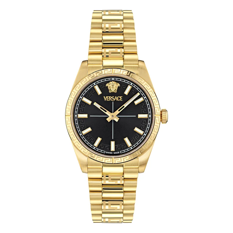 VERSACE MILLENYIUM LADY Χρυσό Stainless Steel Bracelet VE0E00625