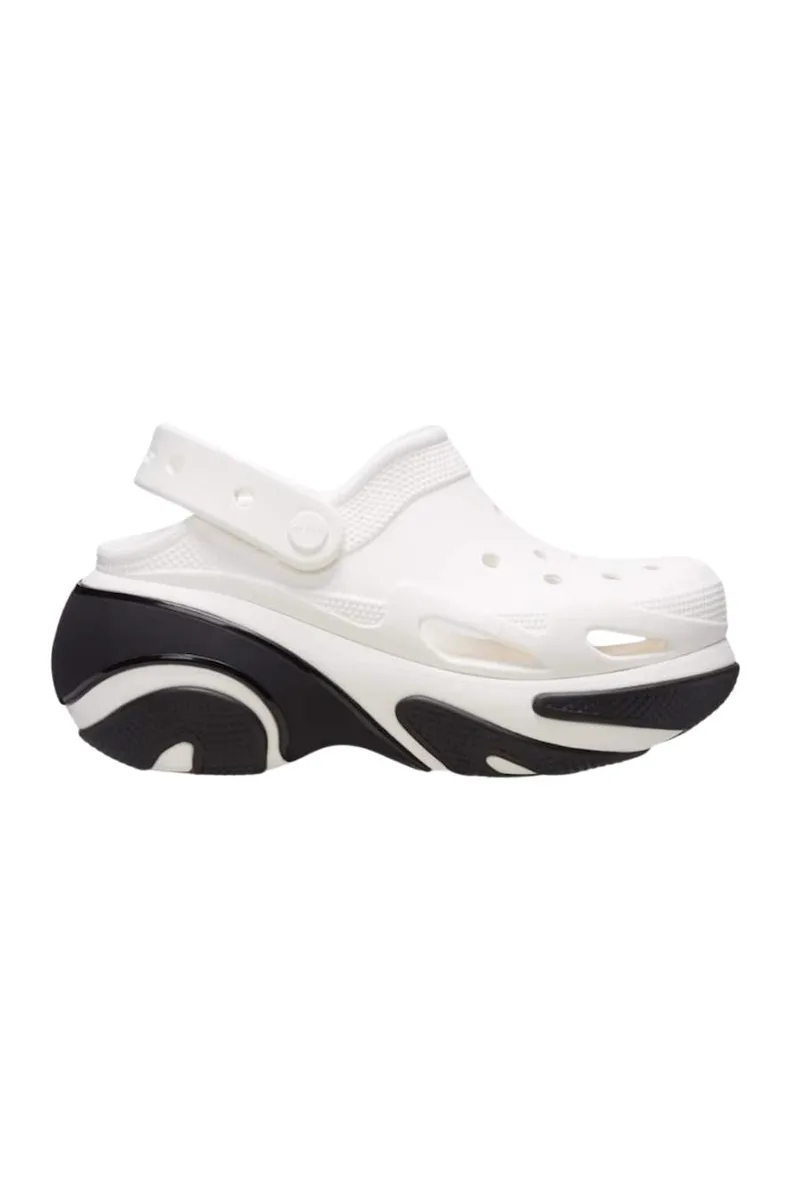 CROCS Slides - Παντόφλες Bubble Crush Clog - WHITE-210061-WHITE